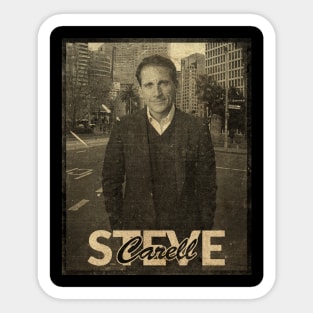 Steve Carell / Classic Style Sticker